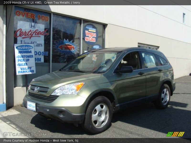 Green Tea Metallic / Ivory 2009 Honda CR-V LX 4WD