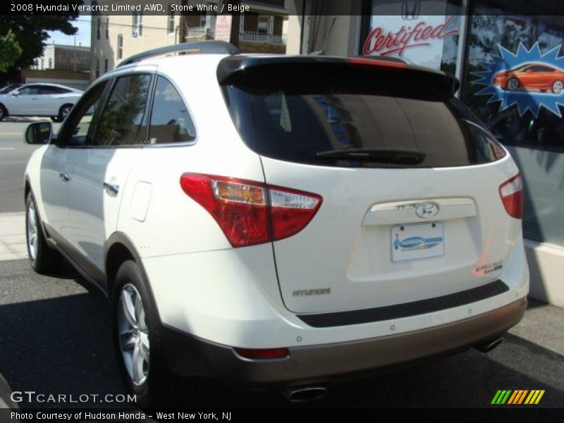 Stone White / Beige 2008 Hyundai Veracruz Limited AWD