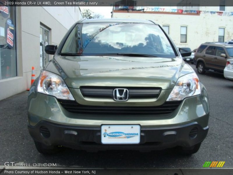 Green Tea Metallic / Ivory 2009 Honda CR-V LX 4WD