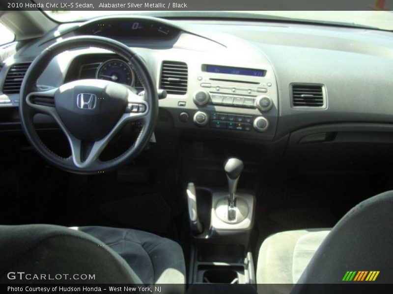 Alabaster Silver Metallic / Black 2010 Honda Civic LX-S Sedan