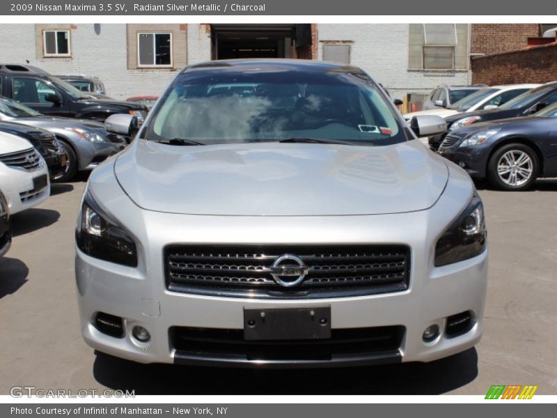 Radiant Silver Metallic / Charcoal 2009 Nissan Maxima 3.5 SV
