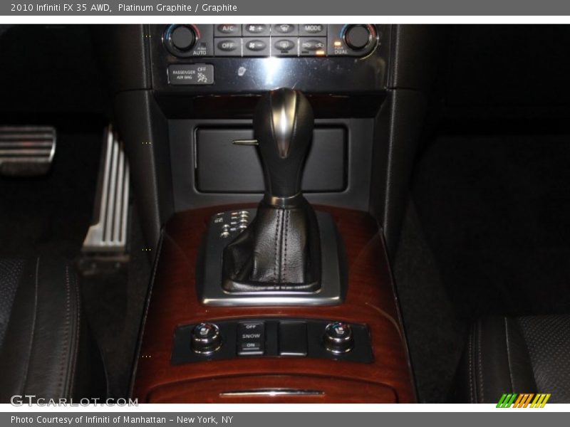 Platinum Graphite / Graphite 2010 Infiniti FX 35 AWD
