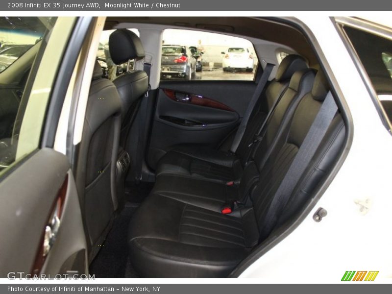 Moonlight White / Chestnut 2008 Infiniti EX 35 Journey AWD