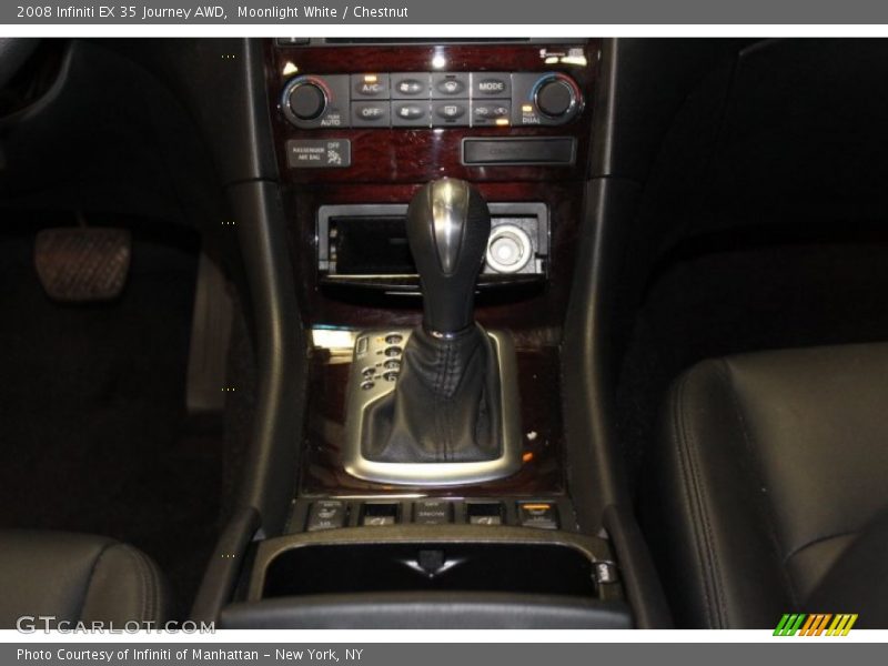 Moonlight White / Chestnut 2008 Infiniti EX 35 Journey AWD