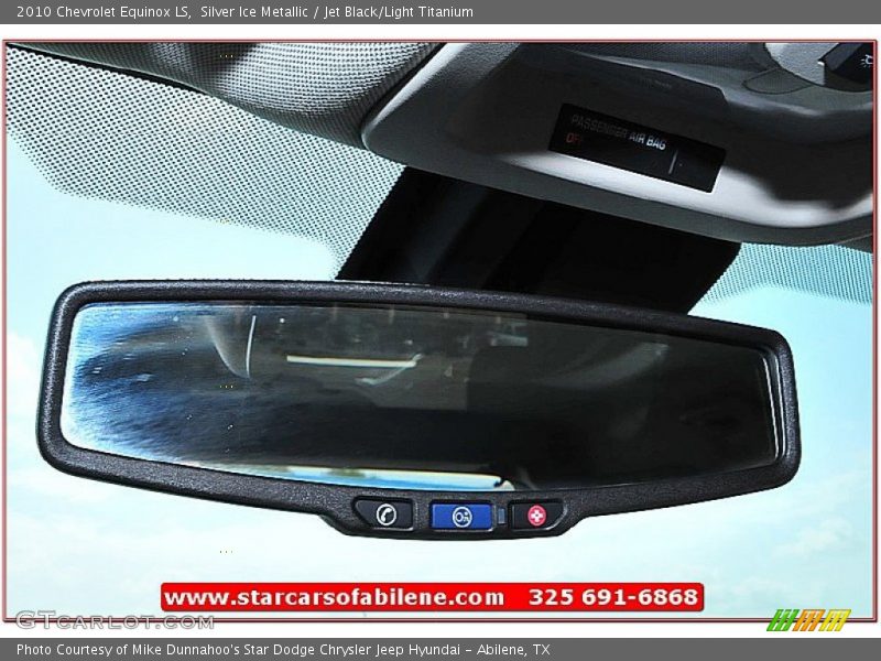 Silver Ice Metallic / Jet Black/Light Titanium 2010 Chevrolet Equinox LS