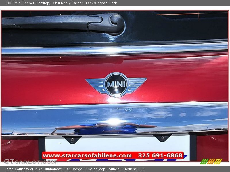 Chili Red / Carbon Black/Carbon Black 2007 Mini Cooper Hardtop