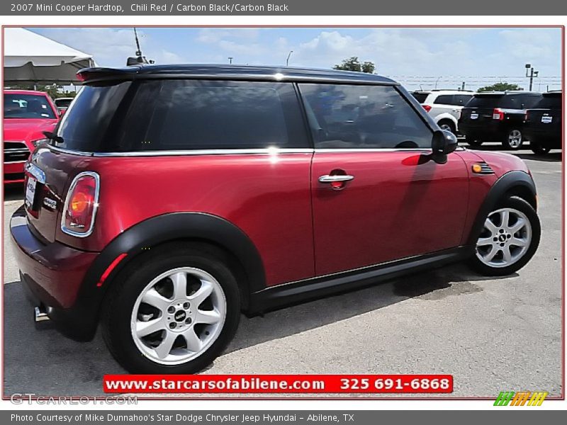 Chili Red / Carbon Black/Carbon Black 2007 Mini Cooper Hardtop