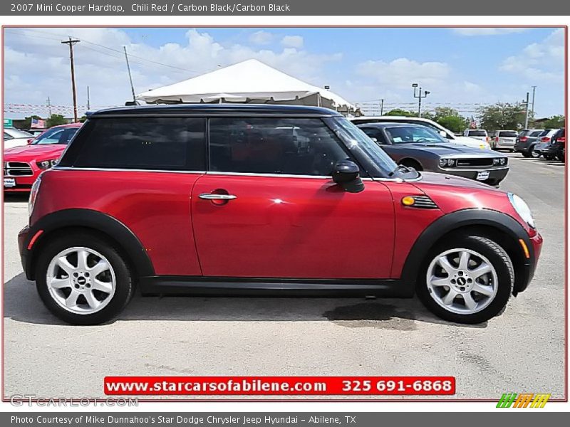 Chili Red / Carbon Black/Carbon Black 2007 Mini Cooper Hardtop