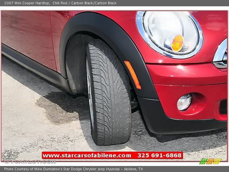 Chili Red / Carbon Black/Carbon Black 2007 Mini Cooper Hardtop