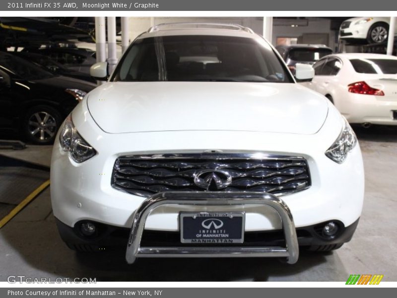 Moonlight White / Graphite 2011 Infiniti FX 35 AWD