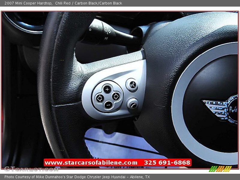 Chili Red / Carbon Black/Carbon Black 2007 Mini Cooper Hardtop
