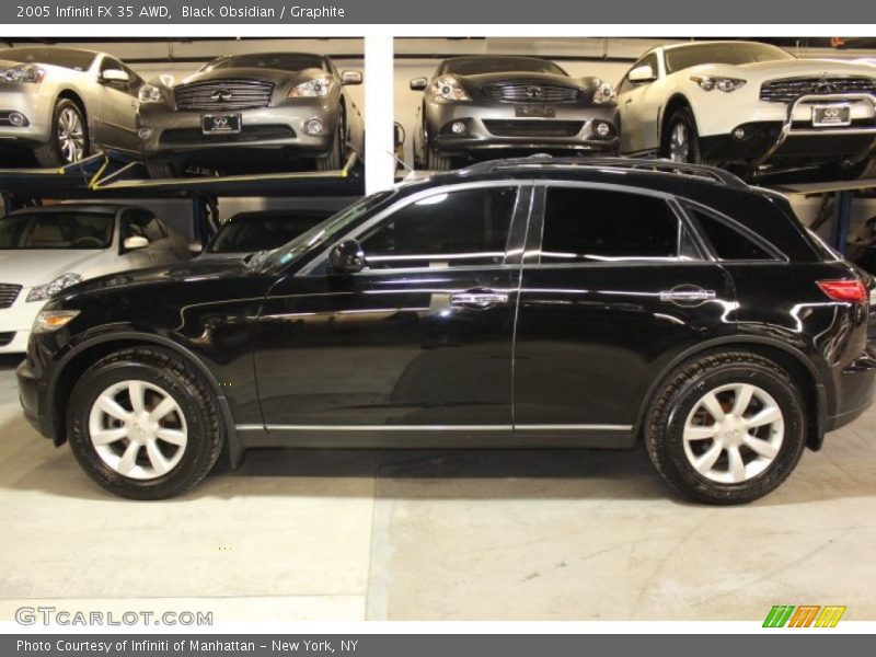 Black Obsidian / Graphite 2005 Infiniti FX 35 AWD