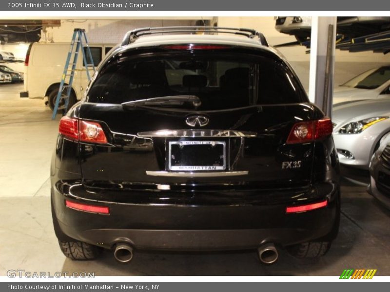 Black Obsidian / Graphite 2005 Infiniti FX 35 AWD