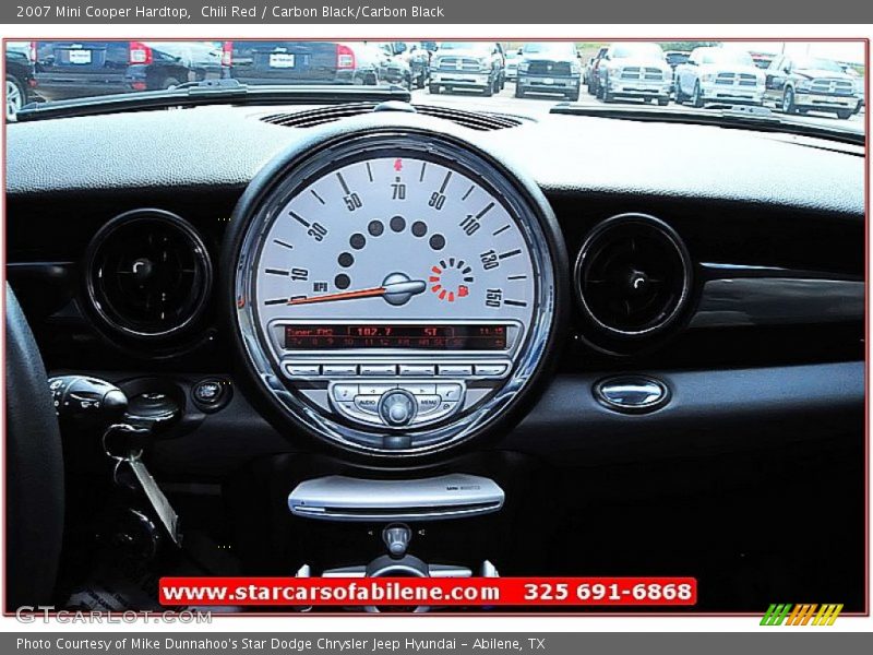 Chili Red / Carbon Black/Carbon Black 2007 Mini Cooper Hardtop