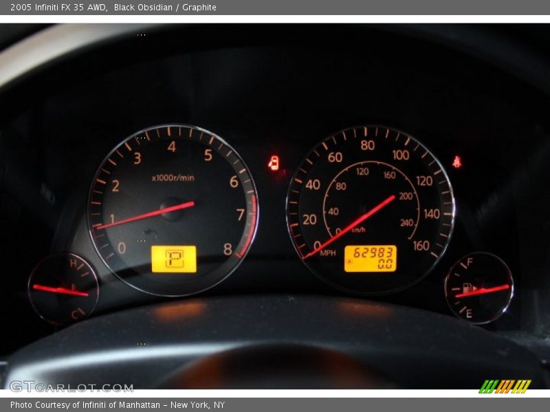 Black Obsidian / Graphite 2005 Infiniti FX 35 AWD