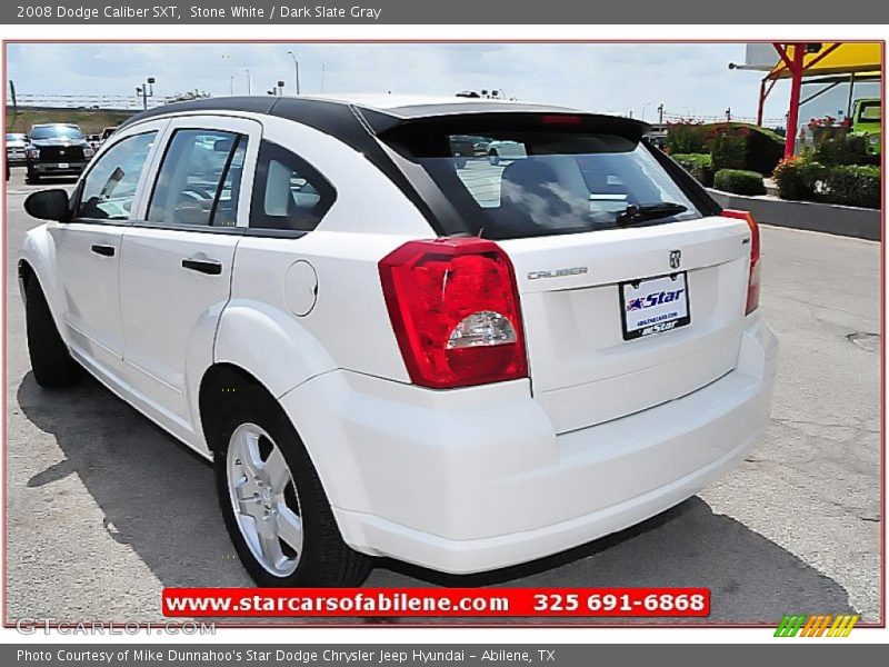 Stone White / Dark Slate Gray 2008 Dodge Caliber SXT