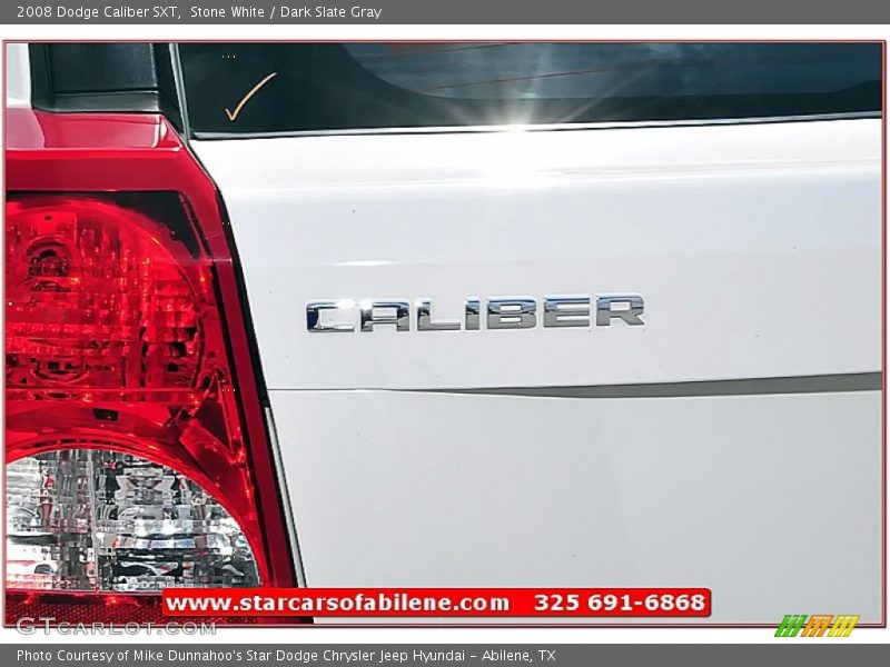 Stone White / Dark Slate Gray 2008 Dodge Caliber SXT
