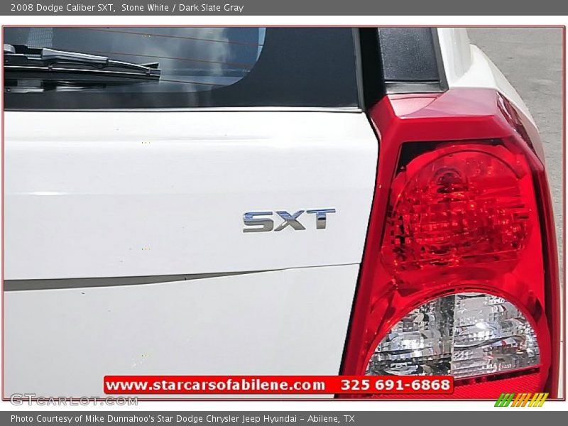Stone White / Dark Slate Gray 2008 Dodge Caliber SXT