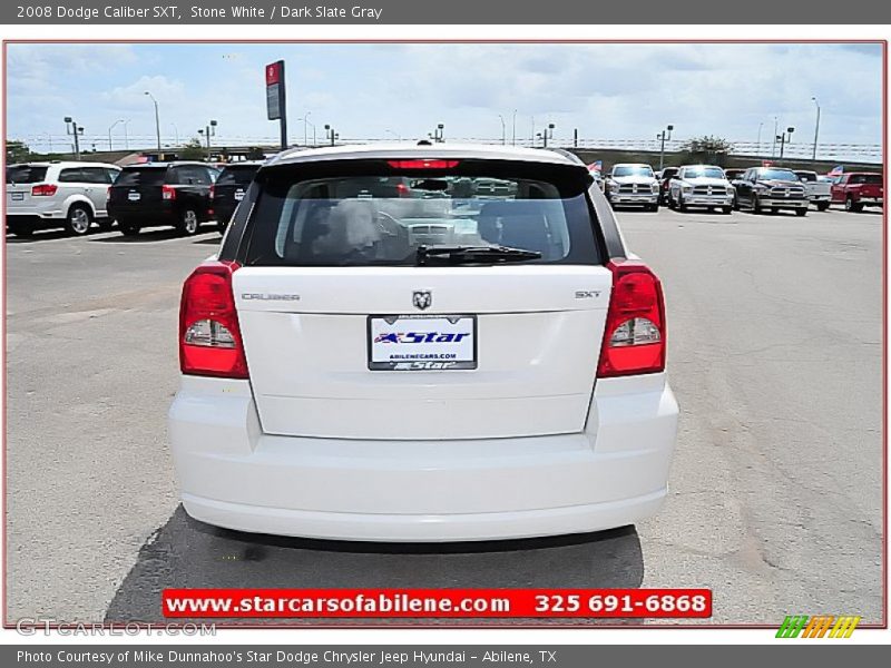 Stone White / Dark Slate Gray 2008 Dodge Caliber SXT