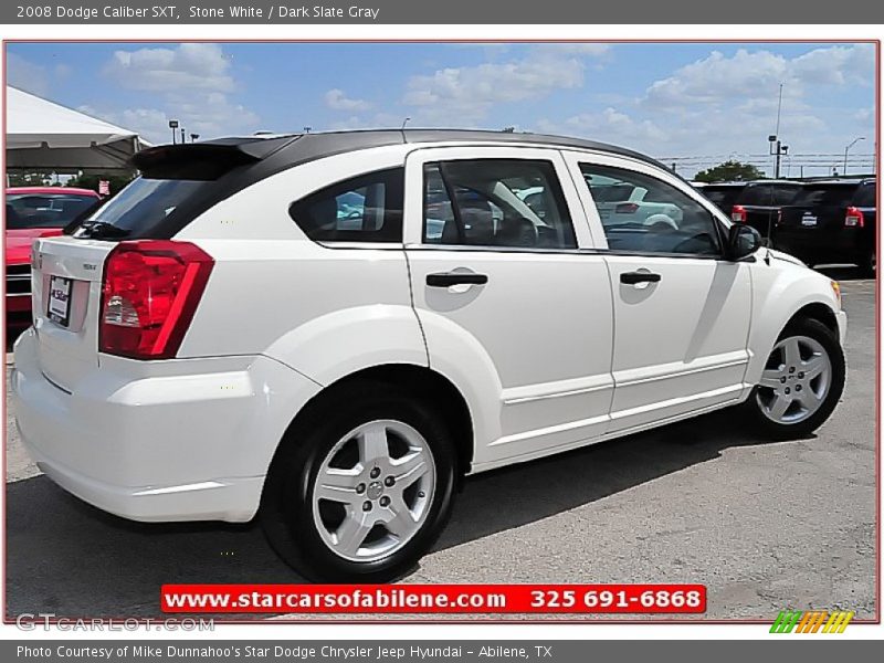 Stone White / Dark Slate Gray 2008 Dodge Caliber SXT