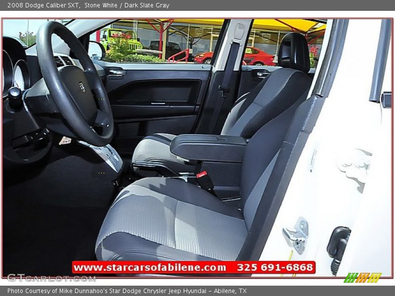 Stone White / Dark Slate Gray 2008 Dodge Caliber SXT