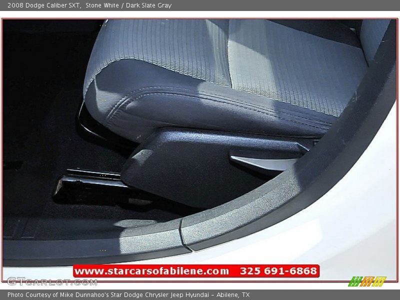 Stone White / Dark Slate Gray 2008 Dodge Caliber SXT