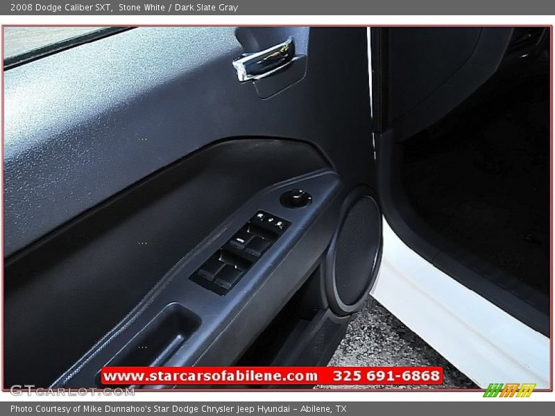 Stone White / Dark Slate Gray 2008 Dodge Caliber SXT