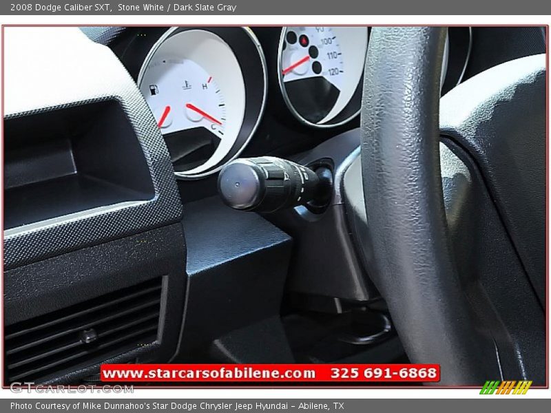 Stone White / Dark Slate Gray 2008 Dodge Caliber SXT