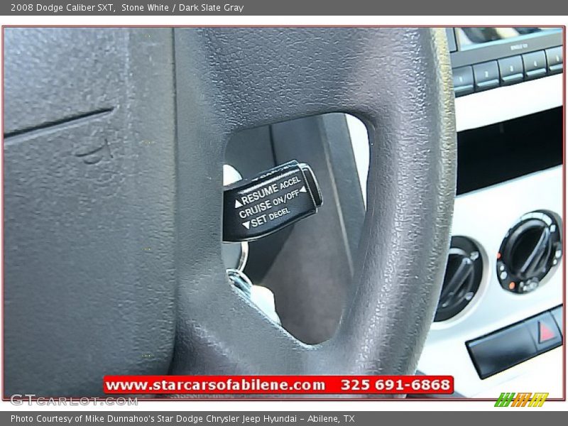 Stone White / Dark Slate Gray 2008 Dodge Caliber SXT