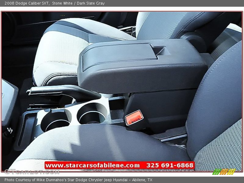 Stone White / Dark Slate Gray 2008 Dodge Caliber SXT