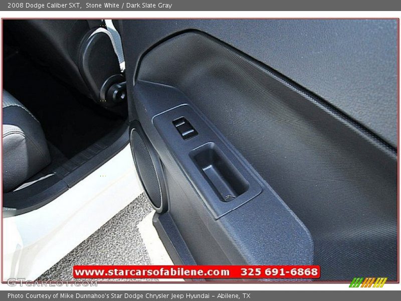 Stone White / Dark Slate Gray 2008 Dodge Caliber SXT