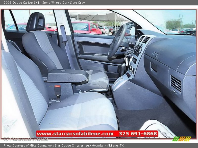Stone White / Dark Slate Gray 2008 Dodge Caliber SXT