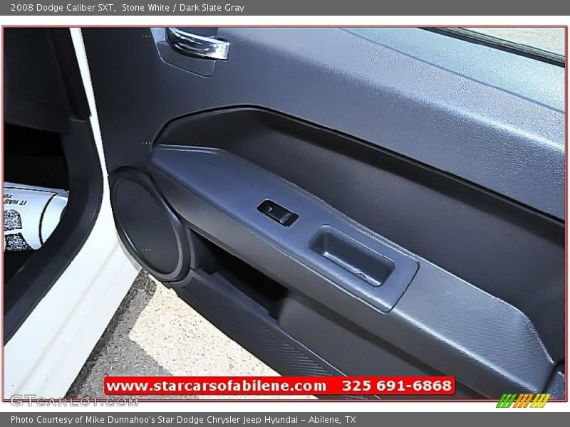 Stone White / Dark Slate Gray 2008 Dodge Caliber SXT
