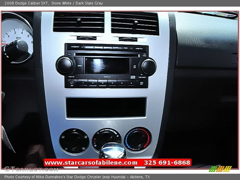 Stone White / Dark Slate Gray 2008 Dodge Caliber SXT