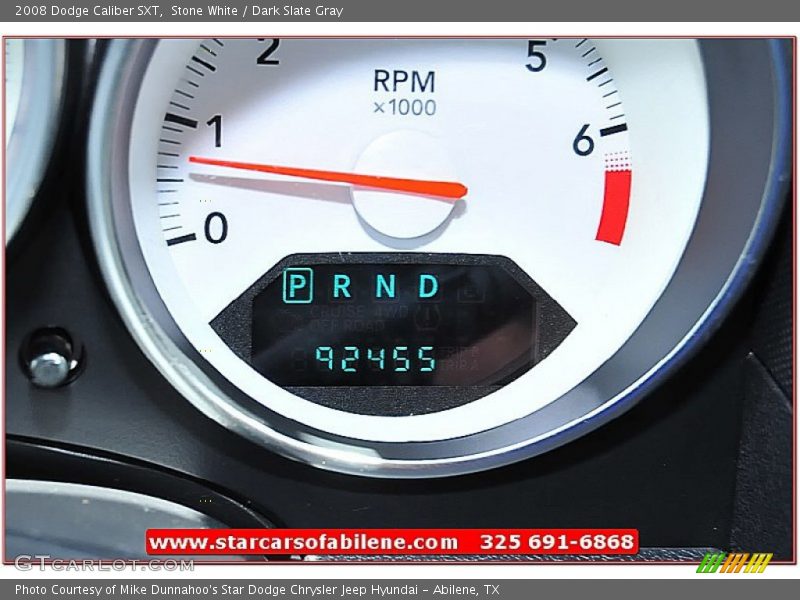 Stone White / Dark Slate Gray 2008 Dodge Caliber SXT