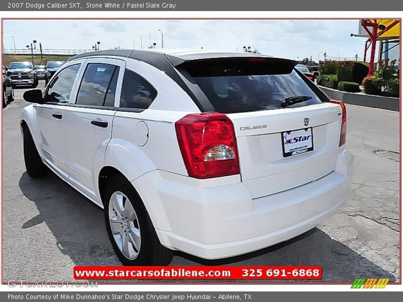 Stone White / Pastel Slate Gray 2007 Dodge Caliber SXT