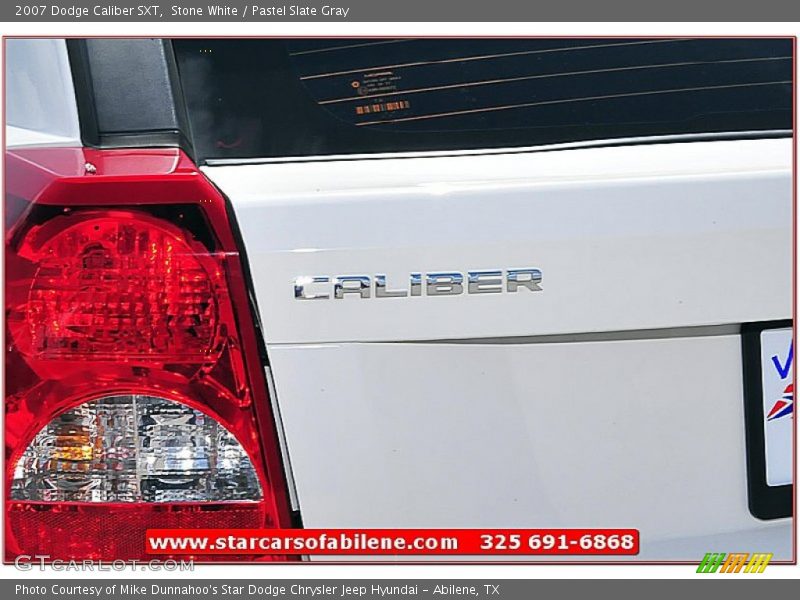 Stone White / Pastel Slate Gray 2007 Dodge Caliber SXT