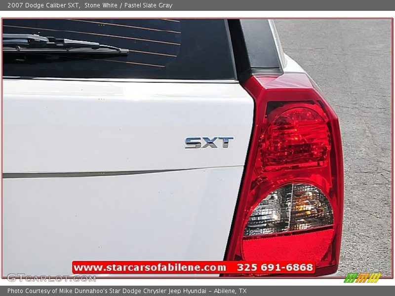Stone White / Pastel Slate Gray 2007 Dodge Caliber SXT