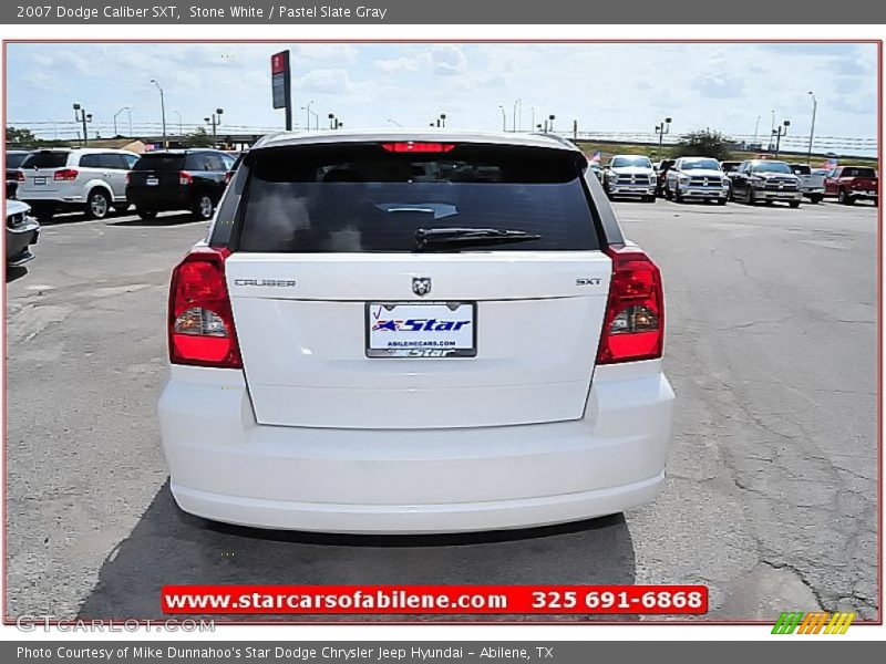 Stone White / Pastel Slate Gray 2007 Dodge Caliber SXT