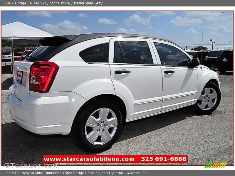 Stone White / Pastel Slate Gray 2007 Dodge Caliber SXT