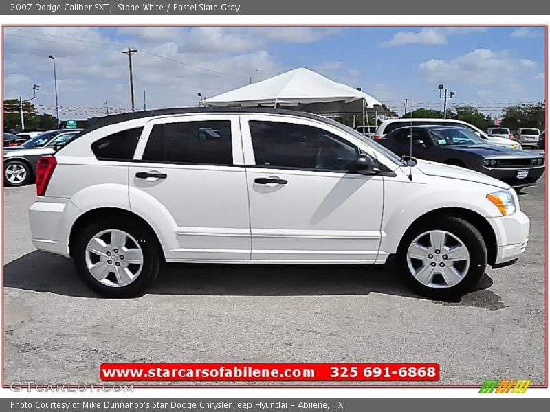 Stone White / Pastel Slate Gray 2007 Dodge Caliber SXT