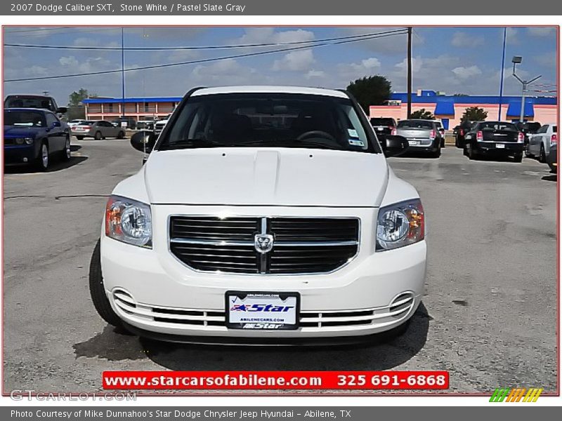Stone White / Pastel Slate Gray 2007 Dodge Caliber SXT