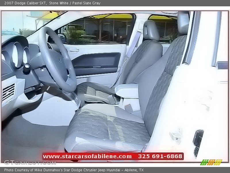 Stone White / Pastel Slate Gray 2007 Dodge Caliber SXT