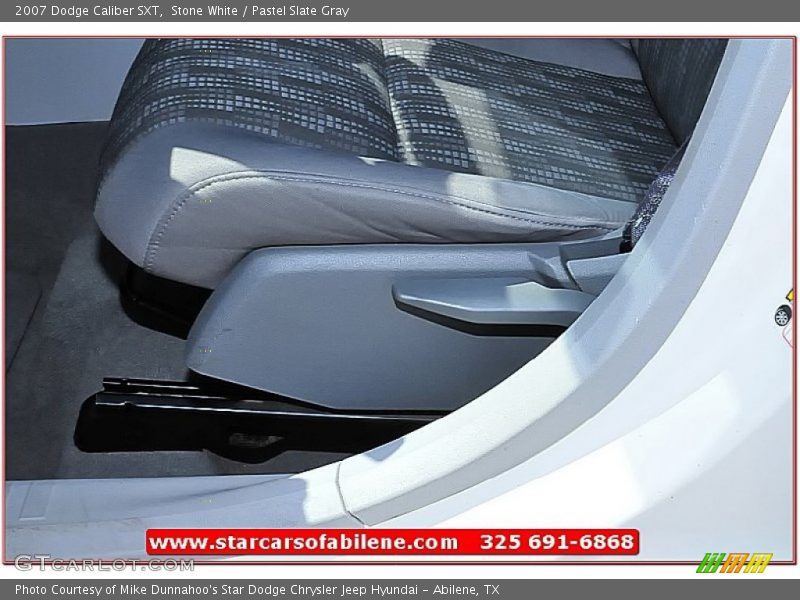 Stone White / Pastel Slate Gray 2007 Dodge Caliber SXT