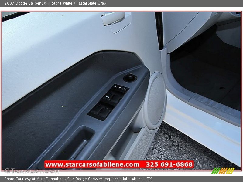 Stone White / Pastel Slate Gray 2007 Dodge Caliber SXT
