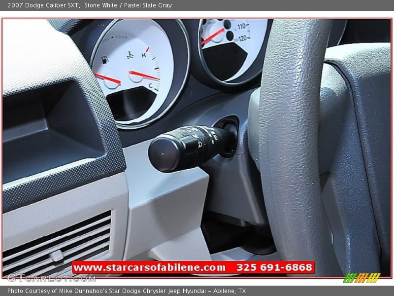 Stone White / Pastel Slate Gray 2007 Dodge Caliber SXT