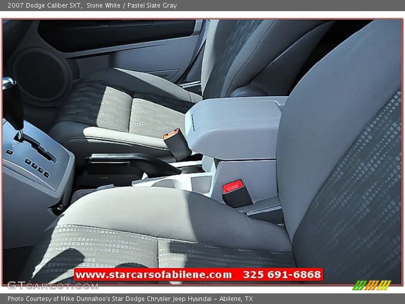 Stone White / Pastel Slate Gray 2007 Dodge Caliber SXT
