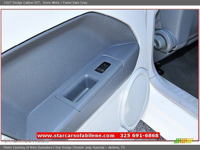 Stone White / Pastel Slate Gray 2007 Dodge Caliber SXT