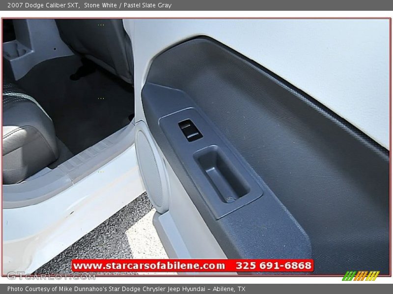 Stone White / Pastel Slate Gray 2007 Dodge Caliber SXT