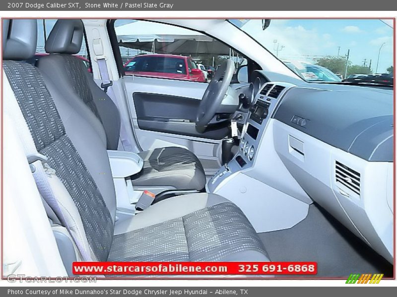 Stone White / Pastel Slate Gray 2007 Dodge Caliber SXT